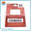 Popular Custom Logo PVC Barcode card/Cardboard Backing Card