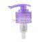 High quality plastic ribbed screw down lotion pump