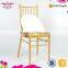 2015 New Design Qindao Sinofur gold banquet aluminium alloy chiavari chair