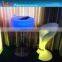 remote wifi/DMX control led cube chair /lighting chair