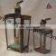 Vintage wood and metal Chinese lantern