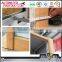 Simple design wooden book rack mobile mass shelf