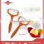 orange ultra sharp ceramic dual julienne peeler