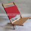 2017 Qingdao inflatable folding slat wooden beach chair