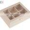 Hot selling glass lid wooden tea box wood craft