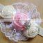 CF0853 Fashion Custom Lace Trim Baby Headband Manufacturer