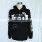 2015 New Fashion Design Black Color Digital Printing Men's Zipper Pocket Hoodies