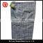 Manufacture plaid coated pattern breathable men pocket shorts