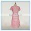 Fashion feminine short-sleeved waist was thin ladies lotus leaf dresses and church suits