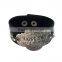 Fashion Words Leather Cord Bracelets,custom Letters Engraved Bracelet,leather Charm Bracelets