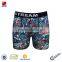 Fashional Sublimation Print 92% Polyerster 8%Spandex Long Boxer Underwear Men