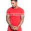 spandex muscle fit gym t-shirt for man