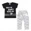 S17546A Summer Baby Boy Clothes Sets Newborn Boys Clothing Set