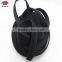 Black elastic hook and loop fastening tape straps