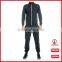 guangzhou shuliqi hot selling mens sport fitted tracksuit 100 cotton plain tracksuits in black