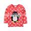 Good price pink printed elephant girl t shirt kids plain