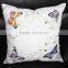 embroidered sea style cushion cover