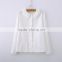Latest Design custom women white cotton blouses