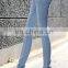 elastic denim fabric for ladies jeans with free samples