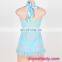 Light blue halter lingerie sexy babydoll
