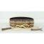 Factory wholesale woman ladies trendy snake grain extra wide belt with tassel alligatoer girdle