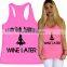 funny cute sports fitness tank tops women sexy gym tank top