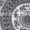 Wall Hanging Tapestry Black And White Queen Size 5 Lane Handmade Tapestry For Sale 92x82 Cotton Indian Tapestry