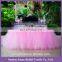 TC091 african tulle lace fabrics for party tutu tulle table skirt