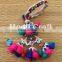 Designer Multi Colored Pom Poms bracelets-Ethnic Style Tassel Banjara Bracelets