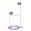 3.5mm Wired Earphone Stereo Dazzle colour Promotion Gifts Headset for Cell phone