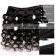 Hair extension body wave remy human hair double weft