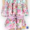 Summer Remake Flower Dress And Stripes Pant Set Giggle Moon Remake Outfits Girls Girls Summer Sets