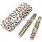 Fashion leopard glass mascara bottles 3d fiber lash mascara mascara facial