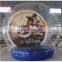 0.8MM PVC christmas inflatable snow globe, large christmas inflatable snow balls