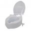 hdpe plastic elderly commode 6 inch 5" height elevated raised seat commode chair raised toilet seat