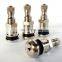 Car Wheel Tubeless Clamp In Brass Stem Tire Valve MS525S MS525L For Light Truck