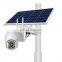 Factory direct outdoor waterproof battery 4G smart AI solar ptz dome camera kit