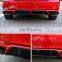 2PCS ABS Black Rear Bumper Lip Diffuser Refit Fit For Toyota Camry SE/XSE 2018-2019