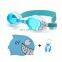 Swimming Cap Swim Goggles Ear Plug Protect Set Anti Fog Glasses Boy Girl Baby Professional Silicone Shark Pool Swim Hat Eyewear