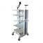 2020 Hot Sale Cheapest Price of OEM Small type Equipment Trolley 4 layers Hospital Computer Trolley for hospital and home use