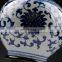 Chinese style home decorative blue and white ceramic porcelain vase
