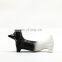 home decor accessories ceramic ornament dachshund animal sculpture for living room