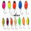 12pcs Fishing Spoon Lure Set Hard Spoon Bait Tackle Artificial Fishing Lure Set