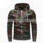 New Hoodie Men Autumn Casual Solid Long Sleeve Men Hoodies Sweatshirts Slim Zipper Men Camo Hooded Hoodie