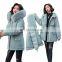Women's large fur collar cotton Detachable long fashion Korean style plus down warm down padded jacket tooling women Parkas