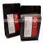 Custom Printed 12oz 340g Coffee Bags Resealable Flat Bottom Box Pouch for Coffee With Valve