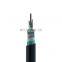 New Black 8 Core Outdoor Armored Aerial Duct Armored 6 Core Fiber Optic Cable