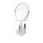 Household round shape makeup vanity set mirrored high quality home bedroom beauty free standing table makeup mirror with storage