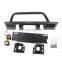 4x4  Black Steel Front Bumper with light for Jeep Wrangler JL 2018+ Offroad Bull bar
