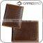 Guangzhou New Genuine First Layer Leather Stingray Parttern Leather Small Wallet for Man